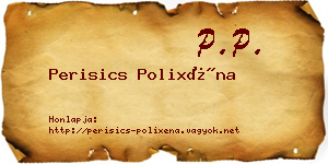 Perisics Polixéna névjegykártya
